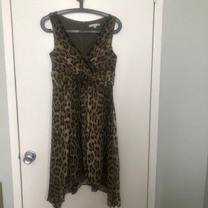 Sandra Darren Animal Print Dress
